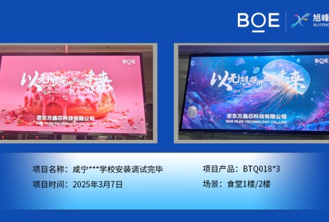 咸寧***學(xué)校安裝調(diào)試完畢