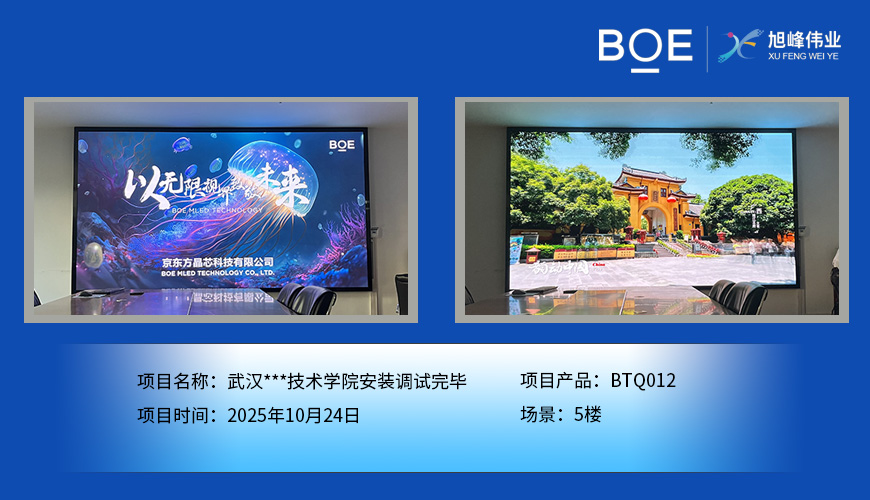 武漢***技術(shù)學(xué)院安裝調(diào)試完畢